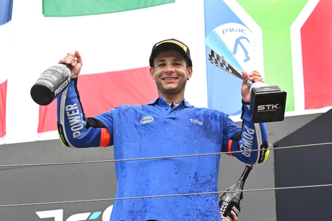 2019: #Moto3 World Champion 🏆 2024: #Stock Round 1 Race Winner 🥇 📈 #TransformationTuesday w/ @dallap48 🇮🇹 #RoadToMotoGP🏁