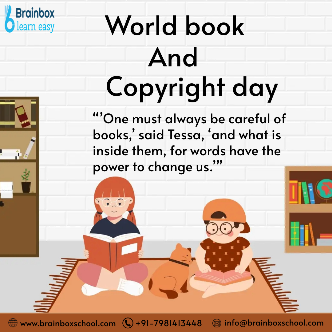 <!--td {border: 1px solid #cccccc;}br {mso-data-placement:same-cell;}-->📚✨ Happy World Book and Copyright Day! 📚✨ Today, we celebrate the magical world of books and the importance of protecting the creativity behind them. 🎉

#WorldBookDay #CopyrightDay
#BooksMatter #ReadMore