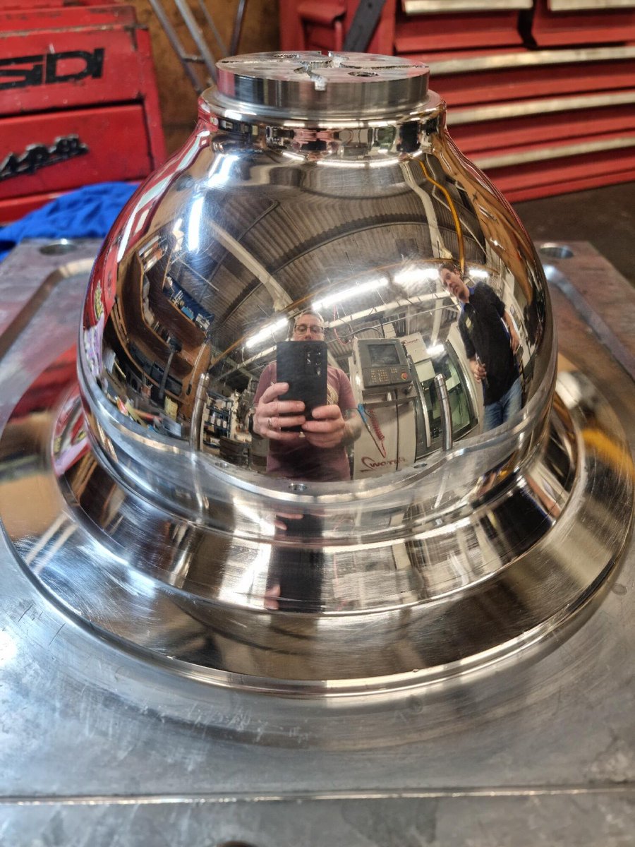LedwellLtd's tweet photo. For a little fun this morning, take a guess at how long it took our #toolroom manager, Darren, to polish the #plasticinjection mould form. The images below are the before and after polishing of a #plasticmould die form. #mouldmaker 

https://t.co/aYHUTqU3dR https://t.co/J45ueaH90r