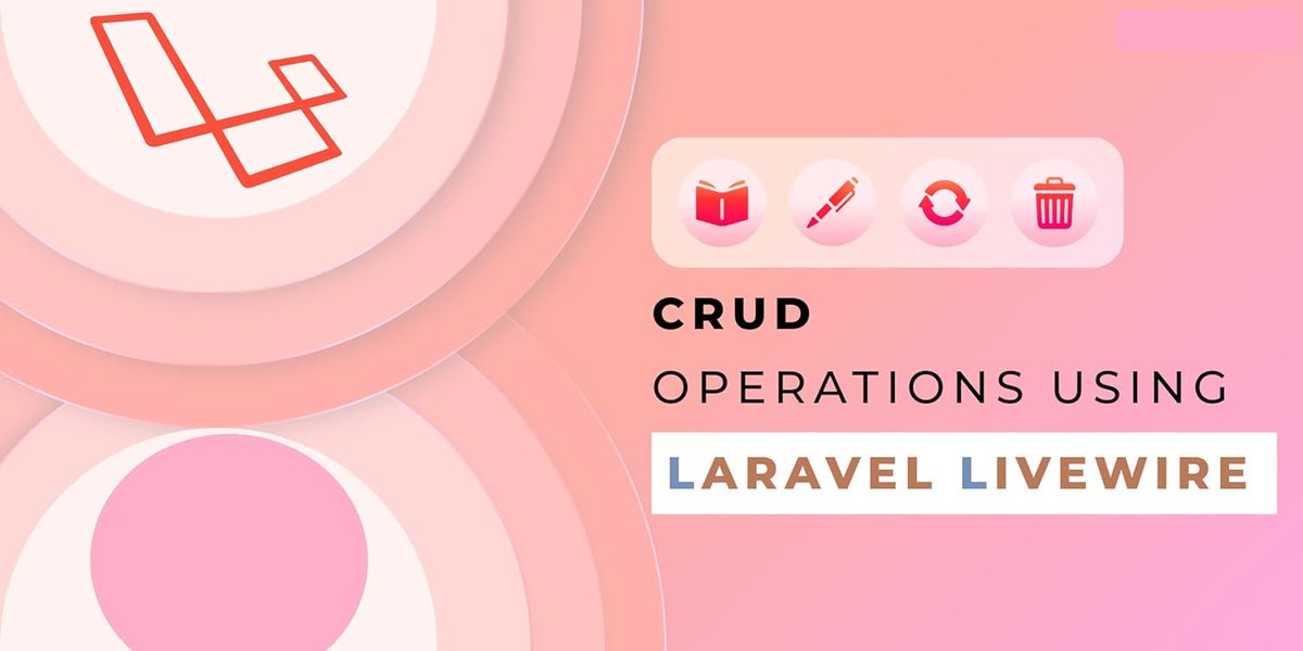 CRUD Operations Using Laravel Livewire amzn.to/44fhQ86

#laravel #php #programming #developer #programmer #coding #coder #webdev #webdeveloper #webdevelopment #softwaredeveloper #computerscience