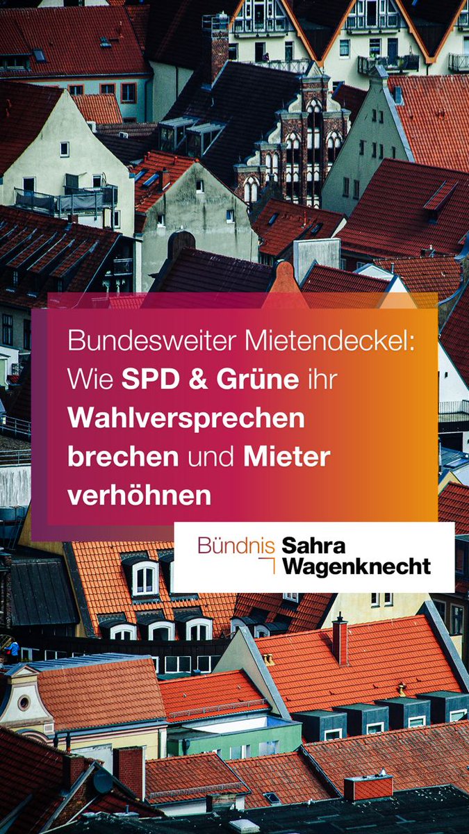 Mit der Verlängerung der nicht funktionierenden Mietpreisbremse bis 2029 bricht die Ampel ein zentrales Wahlversprechen von SPD und Grünen: die Einführung eines bundesweiten Mietendeckels.