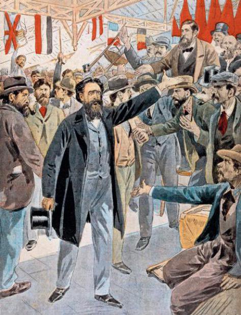 Il y a 119 ans, du 23 au 25 avril 1905, dans la salle du Globe, boulevard de Strasbourg à #Paris10, 286 délégués socialistes tenaient le Congrès fondateur de la Section Française de l'Internationale Ouvrière. #JoyeuxAnniversaire à la SFIO devenue le @partisocialiste ! 🌹✊🏼