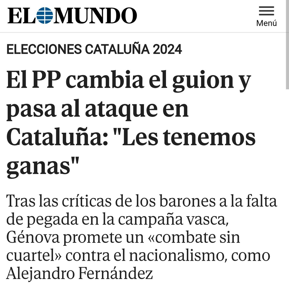 Dicen que ahora, después de 40 años, van a 'combatir sin cuartel' al nacionalismo en Cataluña... Lo tenían más fácil empezando por Galicia.