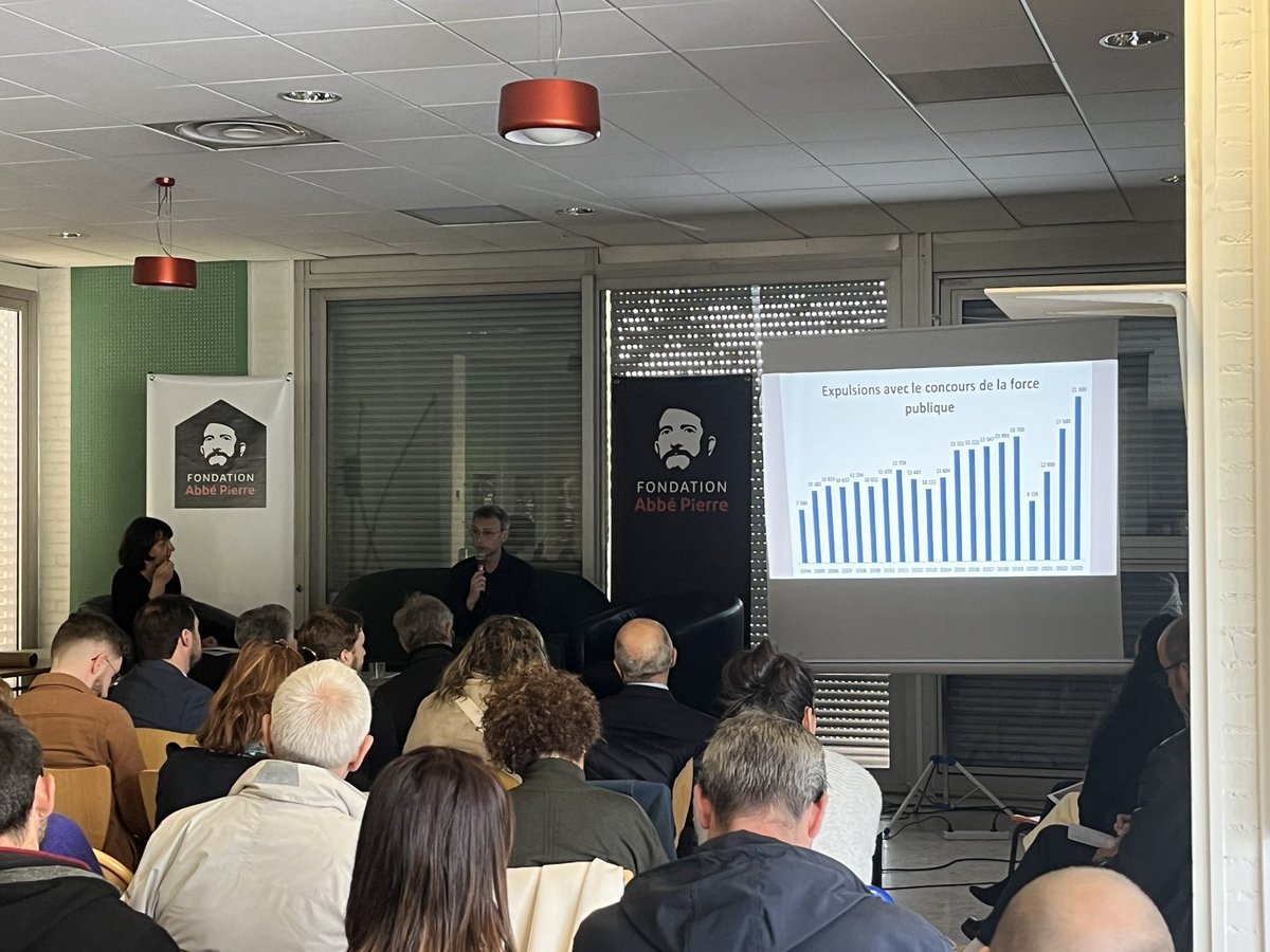 Présentation ce matin à Toulouse du rapport de référence sur le mal-logement par la <a href="/Abbe_Pierre/">Abbé Pierre</a> :
La production de logement a très gravement baissé, et les expulsions augmentent dramatiquement.
La politique du gouvernement est terriblement injuste et inefficace !