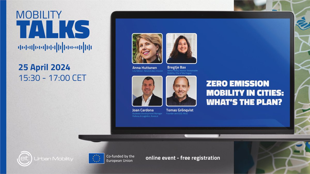 Cycling? 🚲 Public transport? 🚌 EVs? 🔋 Let's discuss the best practices to make #zeroemission #mobility a reality in our next #MobilityTalks, together with experts in the field! 👉 eiturbanmobility.eu/events/mobilit… 25 April | 15:30 - 17:00