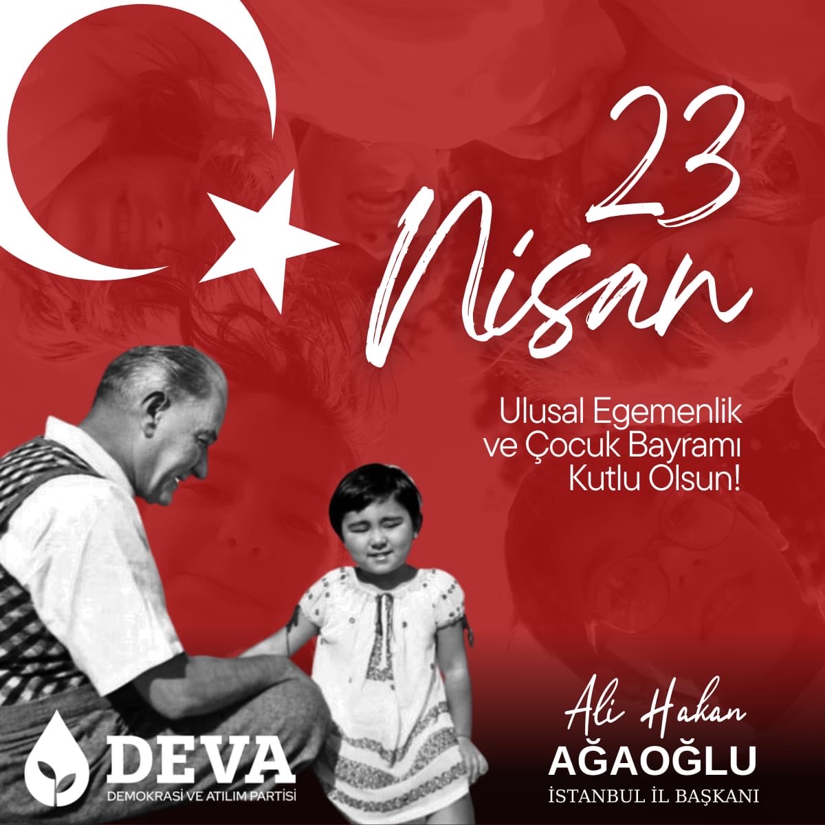 TBMM 'nin kuruluşunun 104.yılı ve #23Nisan Ulusal Egemenlik ve Çocuk Bayramımız kutlu olsun. Bu günü dünya çocuklarına armağan eden Gazi Mustafa Kemal Atatürk'ü ve yol arkadaşlarını saygı ve minnetle anıyoruz.