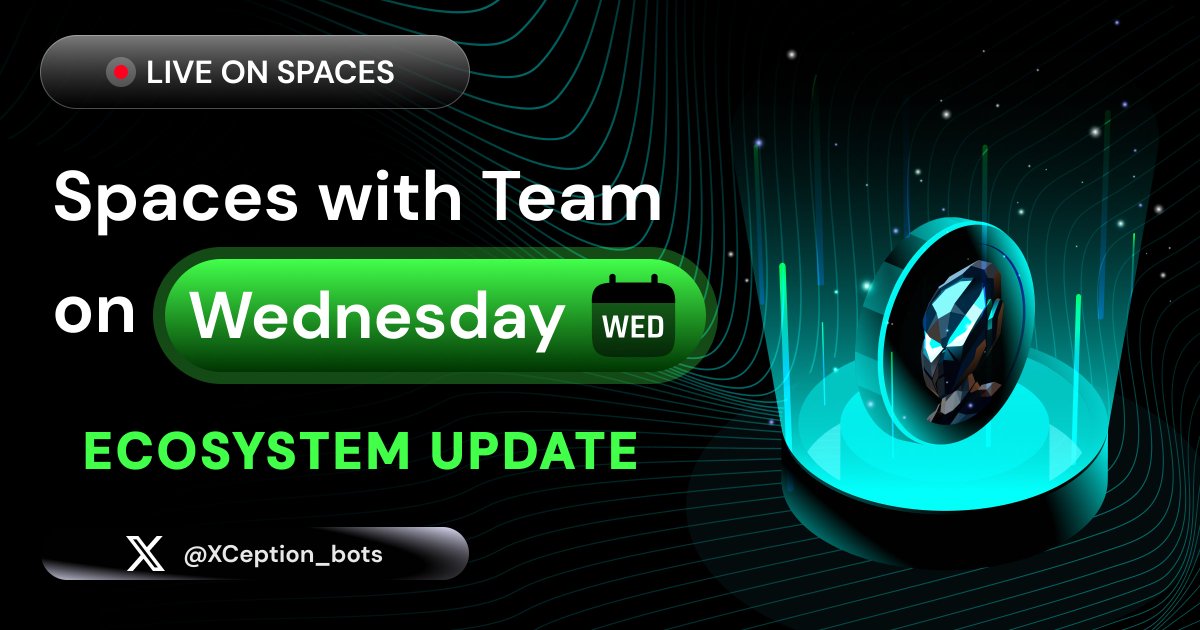 Mark your calendars for this coming Wednesday! 🗓️ Join us on Spaces for a major announcement unveiling upcoming releases, rewards, and the introduction of new building blocks to our ecosystem. Date: 24/04/24 Time: 3pm CET 📍: x.com/i/spaces/1rmxP…