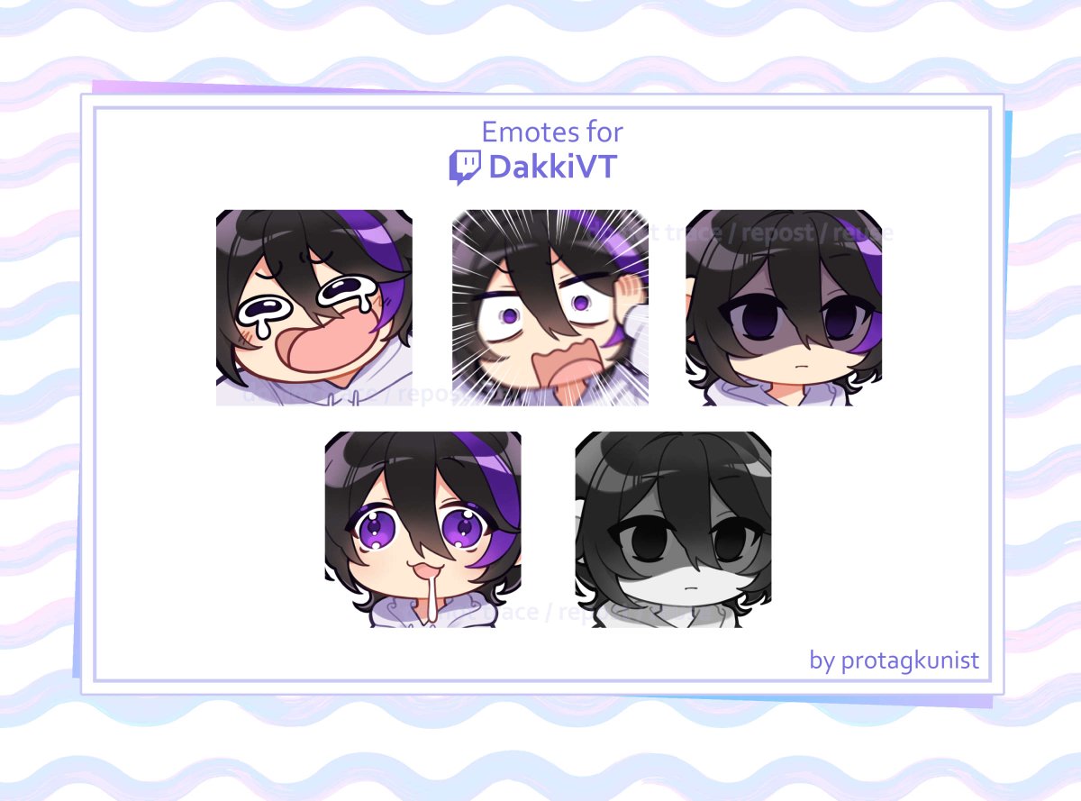 Emote showcase for DakkiVT! 🦆 Thank you for c0mming me!! #VGen