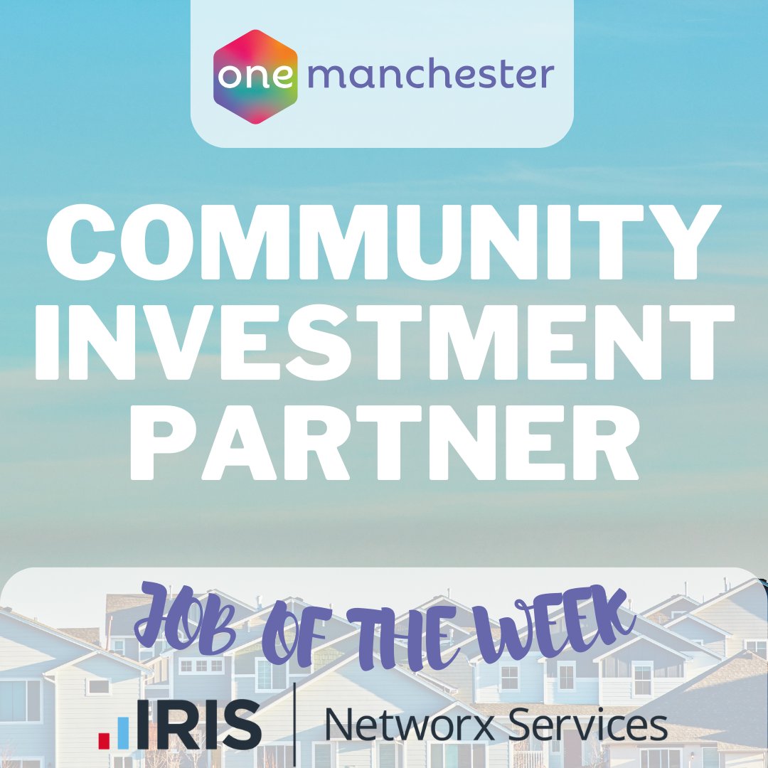 ✨ Job of the week ✨

We are pleased to be working with One Manchester this week for our Job of the Week 🎉

networxrecruitment.com

#ManchesterJobs #InvestmentJobs #HousingAssociations #CareerOpportunties