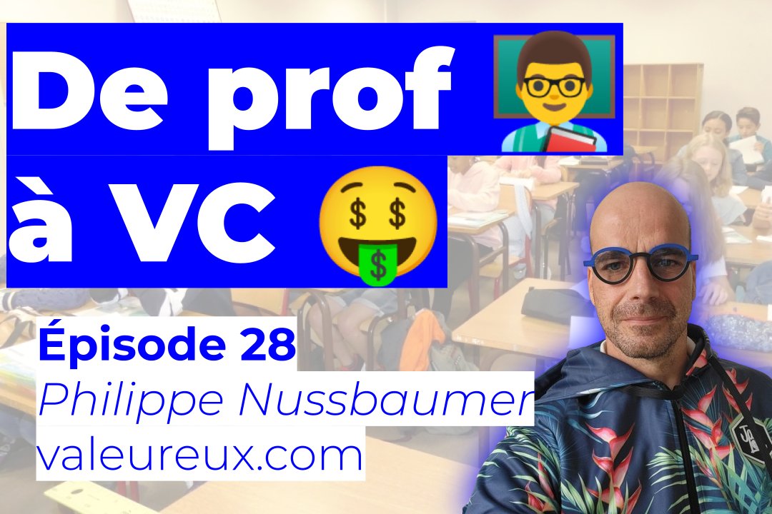 Nouvel épisode 🎙️👀

Épisode 28 - Philippe Nussbaumer🌱🌳 de Valeureux - Comment lever des fonds avec sa start-up 🤝💰 ?

Youtube : youtu.be/MyDbpzg9hYo
Podcast : smartlink.ausha.co/comment-lever-…