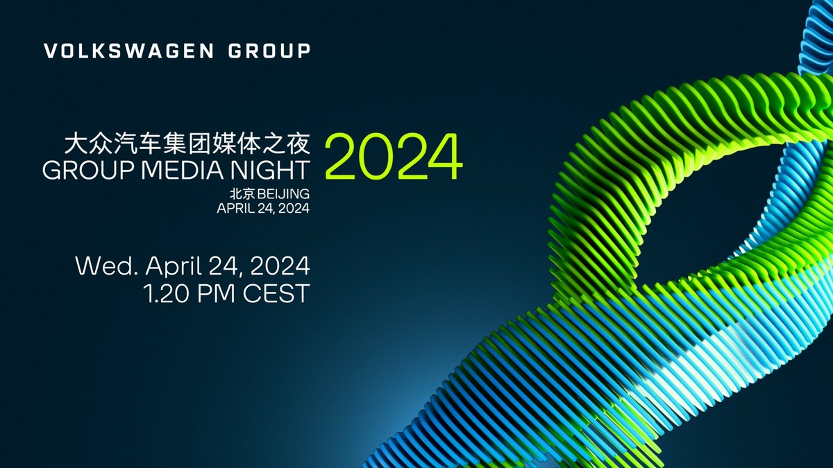 📢 Tomorrow's show will be live & online! So join our Beijing Auto Show livestream: we are going to share our strategy and progress in China with two CEOs, Oliver Blume and Ralf Brandstätter. 📅 April 24, 2024 ⏰ 1.20 pm (CEST) 📺 rb.gy/7vjubv