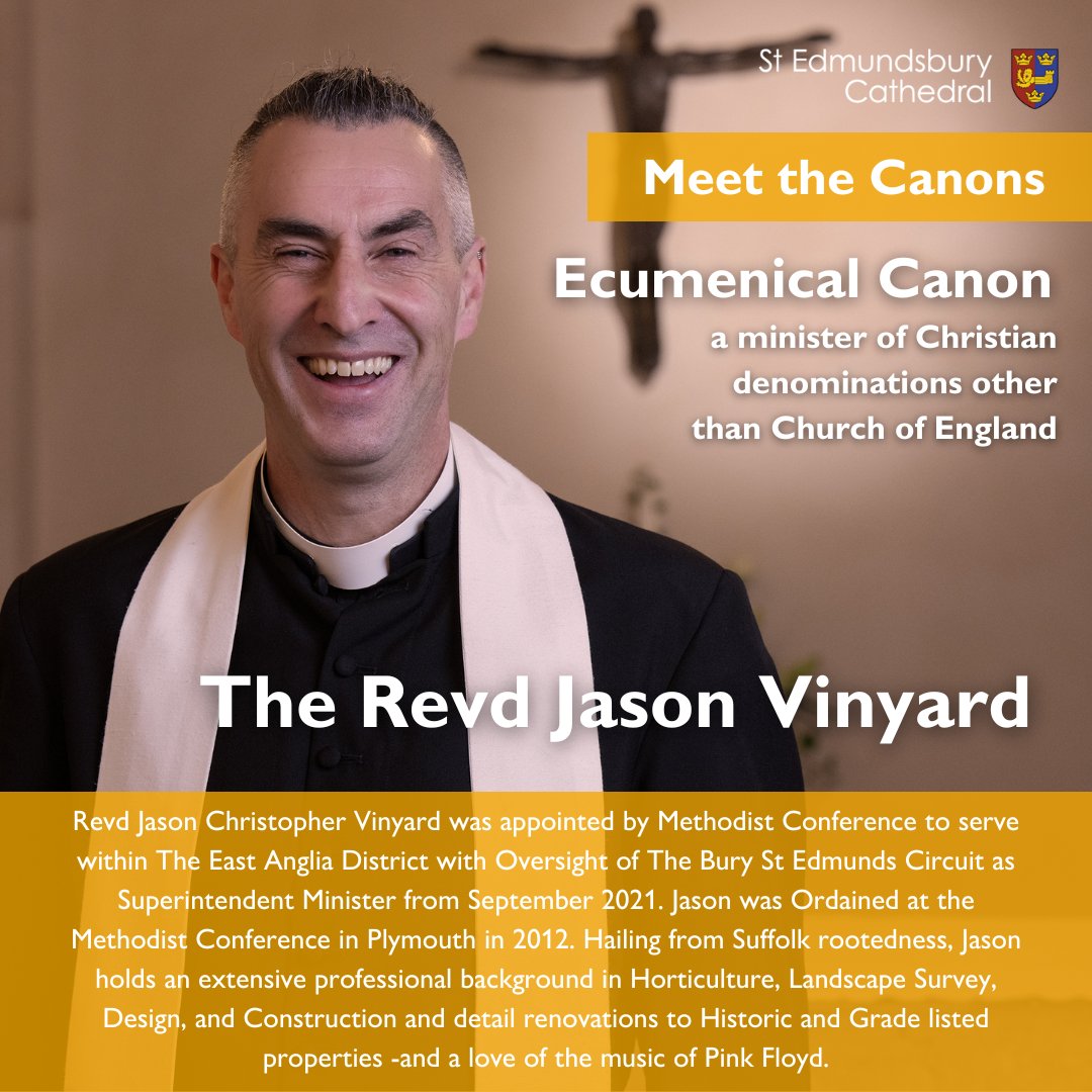 Meet the Canons! We’re excited to introduce you, over the next few months, to our new Honorary, Lay and Ecumenical Canons. These are all people who are joining the Cathedral community and span a rich diversity of experience, skills and backgrounds from across Suffolk...