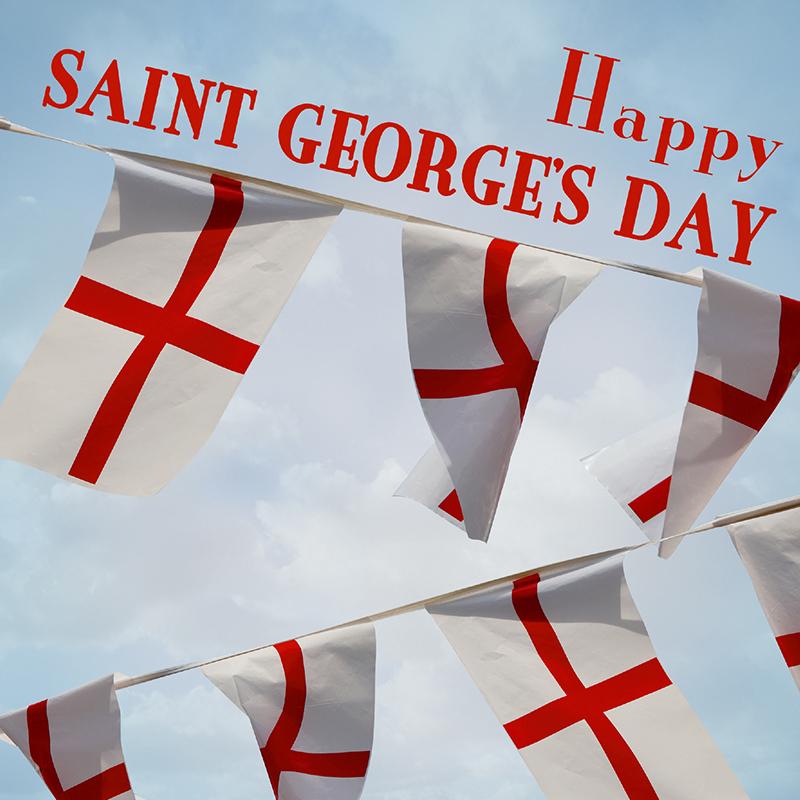 'I see you stand like greyhounds in the slips, Straining upon the start. The game's afoot; Follow your spirit: and upon this charge, Cry — God for Harry! England and Saint George!'

- William Shakespeare

#StGeorgesDay #StGeorge #23rdApril #SaintGeorgesDay