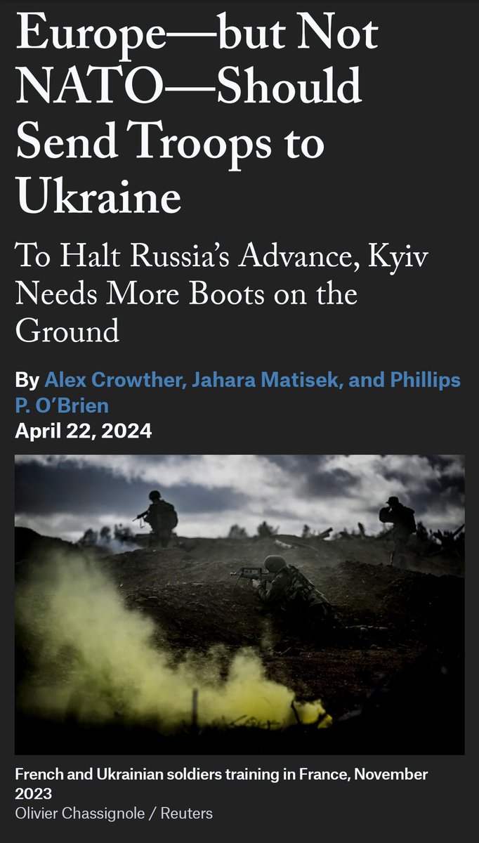 Having exhausted almost all Ukrainians available to fight their proxy war — which is both aimed at weakening Russia (mission failed) and re-vassalising Europe (mission accomplished) — the American establishment now wants Europeans themselves to start fighting on their behalf.