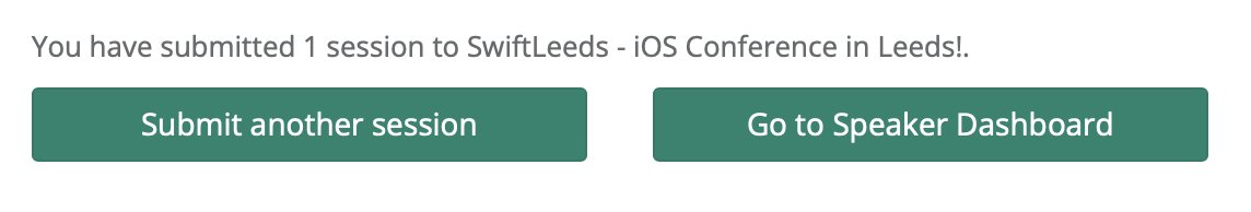 I've submitted to @swift_leeds more than a week before the deadline.. it's very out of character!