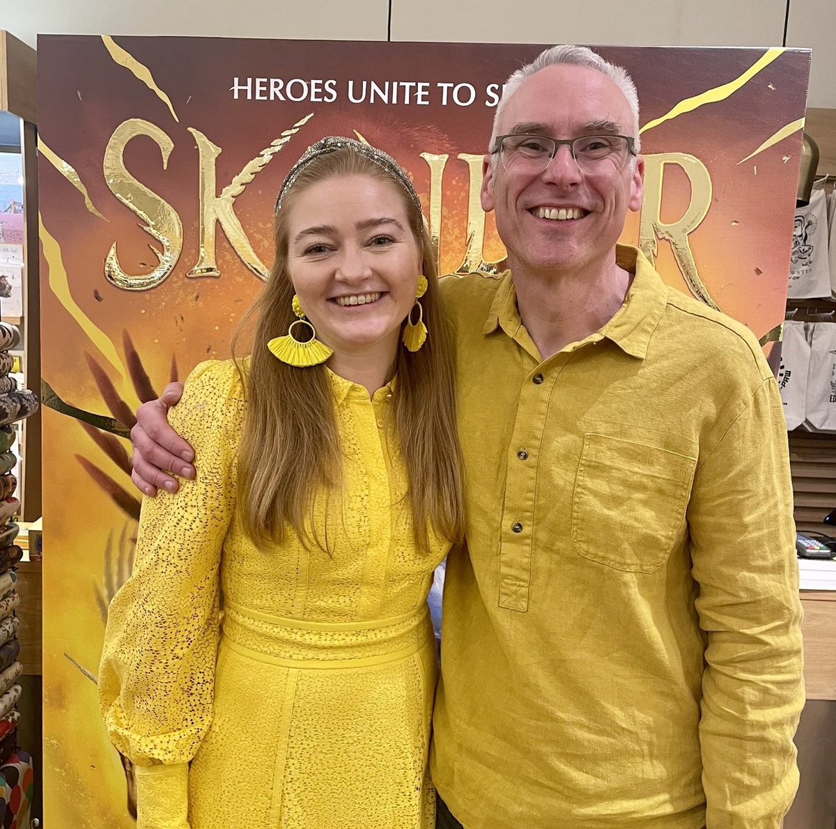 It was a whirlwind trip but such a privilege to  celebrate the launch of Skandar and the Chaos Trials with our fantastic festival patron. She is such a champion of reading for pleasure and supporting young readers to find a love of reading. #readingforpleasure