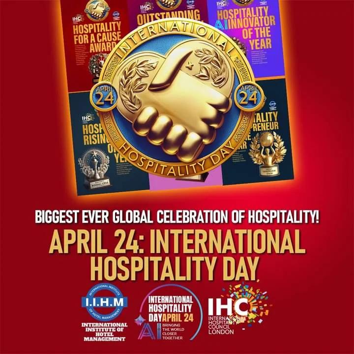 Save the Date: International Hospitality Day 2024! Join us in celebrating excellence on April 24, 2024. #iihmbest3years #MYIIHM #IIHMAI #IHD2024 #AdmissionsOpen #IHC #InternationalHospitalityDay #hospitalitymanagement #culinaryarts #HospitalityEducation #IIHM #FutureLeaders