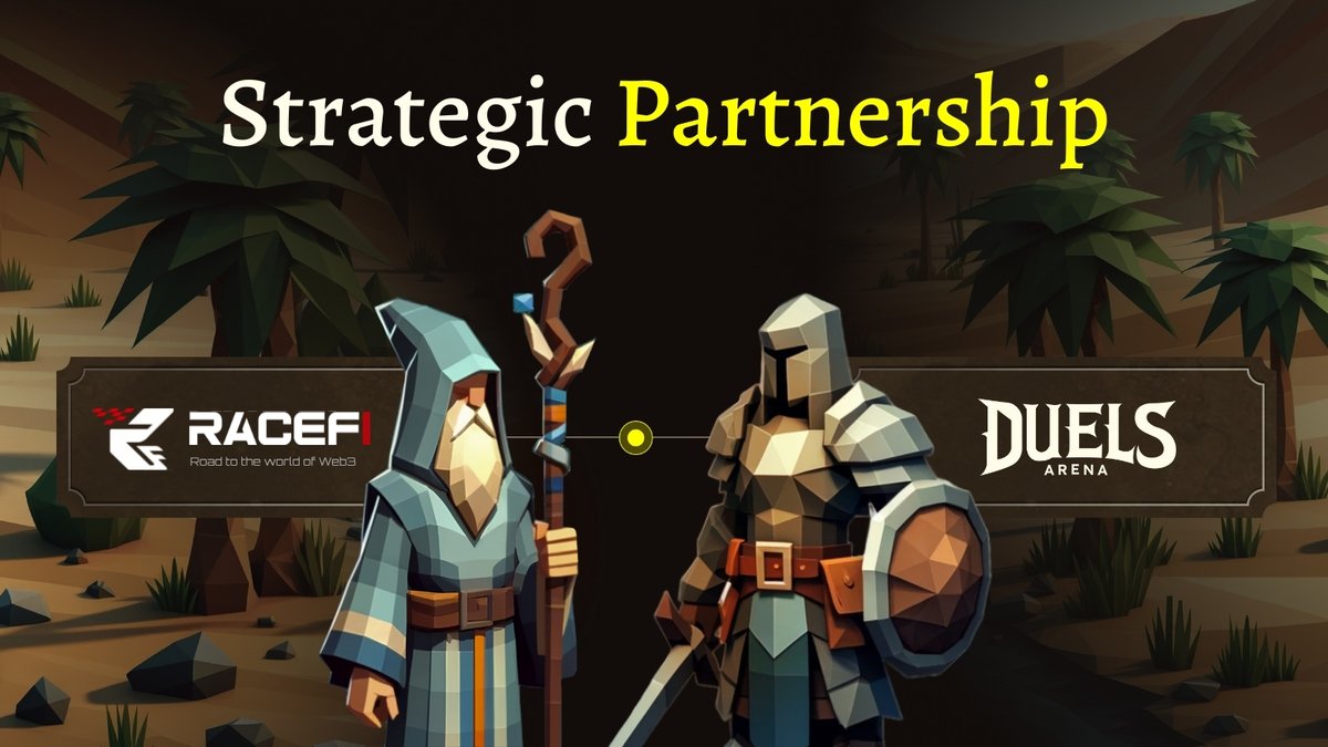 Duels Arena (@duels_arena) on Twitter photo โ๏ธ Strategic Partnership โ๏ธ
We're thrilled to announce our partnership with <a href="/racefi_io/">RACEFI | Web3 racing game</a> ๐ค๐ค
#racefi_io is a Decentralized Metaverse & Car Racing game with Web3 infrastructure.
Duels Arena is a nostalgic #OSRS inspired #MMORPG PVP 1vs1 battler โ๏ธ Strategic Partnership โ๏ธ
We're thrilled to announce our partnership with <a href="/racefi_io/">RACEFI | Web3 racing game</a> ๐ค๐ค
#racefi_io is a Decentralized Metaverse & Car Racing game with Web3 infrastructure.
Duels Arena is a nostalgic #OSRS inspired #MMORPG PVP 1vs1 battler