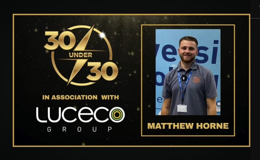 Congratulations to Electrical Installation Tutor Matthew Horne! We are thrilled to announce that Matthew Horne from our Electrical department has been awarded national recognition from @efixx247 and the @Lucecogroup Group for his exceptional contributions at Riverside College.