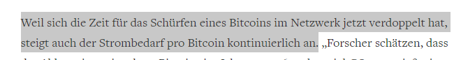 blocktrainer's tweet photo. Liebe @welt, bei allem Verständnis dafür, auf potenzielle Probleme des #Bitcoin Minings aufmerksam machen zu wollen... SO WIRD DAS NICHTS!

Tendenziöse Headline & Falschinformationen bringen euch vielleicht kurzfristig Zustimmung von einigen Unwissenden. Langfristig verspielt ihr damit aber den verbliebenen Rest eurer Glaubwürdigkeit KOMPLETT!

Was helfen könnte: Überarbeitet den Artikel, streicht die Falschaussagen, wägt Vor- und Nachteile des Minings ordentlich gegeneinander ab und erklärt, dass tatsächlich niemand "Autoreifen verbrennt", um #Bitcoin zu schürfen!  

Wenn ihr dann immernoch ein negatives/kritisches Fazit ziehen möchtet - gerne! Aber bitte fundiert und nicht auf Basis von Hetze und Lügen. Danke.
 
https://t.co/oP59l75GQt