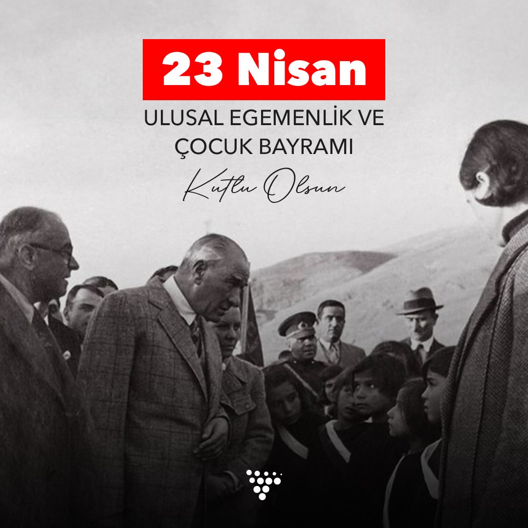 Mustafa Kemal Atatürk’ün yurdumuzun temeli olan çocuklara armağan ettiği 23 Nisan Ulusal Egemenlik ve Çocuk Bayramını coşkuyla kutluyoruz. #UlusalEgemenlikveÇocukBayramı