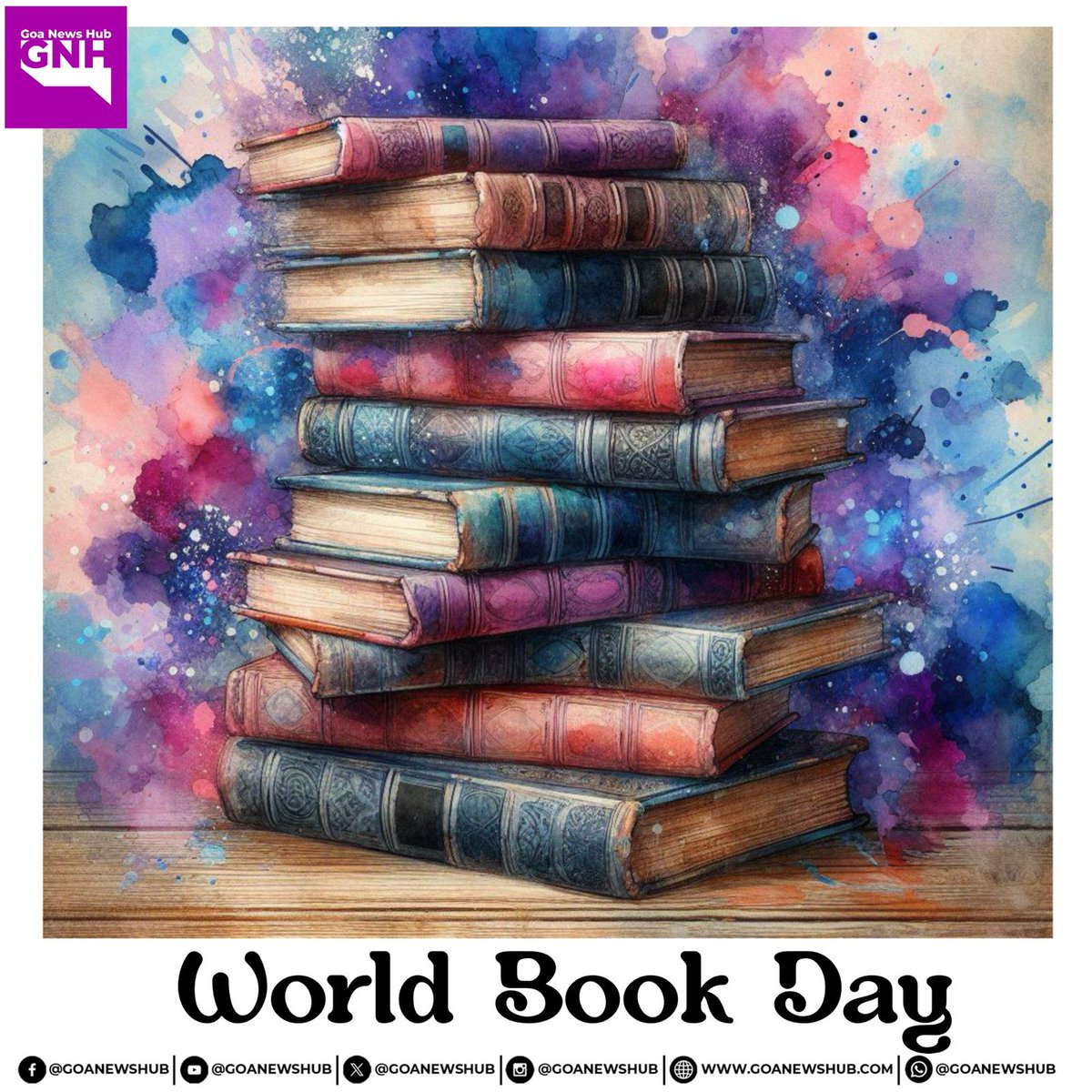 Celebrating the joy of reading on World Book Day! 📚 Let's dive into the magic of words and stories. #WorldBookDay #LoveReading #BookLovers #LiteratureLovers #BookwormsUnite