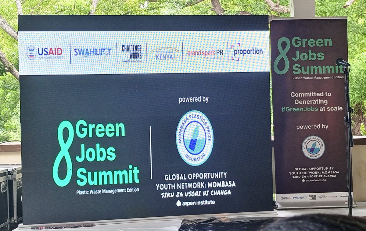 We are represented by our colleague <a href="/kellyngeti/">Kelly Ngeti</a> at the ongoing #greenjobssummit  at <a href="/SwahilipotHub/">Swahilipot Hub</a> 
#moregreenjobs
#GreenJobs
