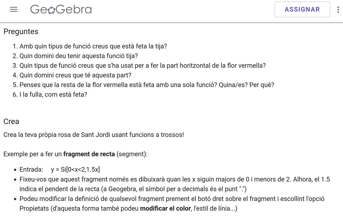 submariblau's tweet photo. Un any més una activitat de #matemàtiques que podeu portar a l'aula #ESO (un cop hàgiu fet funcions): dibuix de la Llegenda de #SantJordi amb #GeoGebra
Enllaç a l'activitat amb #GGB :
https://t.co/ye40ADVeO1
#matxat @matesAbeam @acgeogebra @geogebra #SantJordi2024 https://t.co/uEjkx8cxGb
