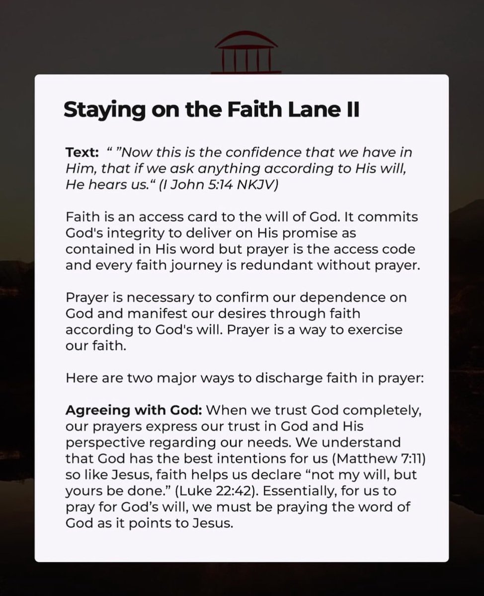MyTPH's tweet photo. #ANewDawn devotional [23-Apr-24]

Remember, God is willing and able to keep His word to you, for the season. 
Your role, is to stay faithful, be alert and remain steadfast in prayer - in your understanding and in the Spirit.

#myTPH
#dailydevotional https://t.co/jKfORKd3Pt