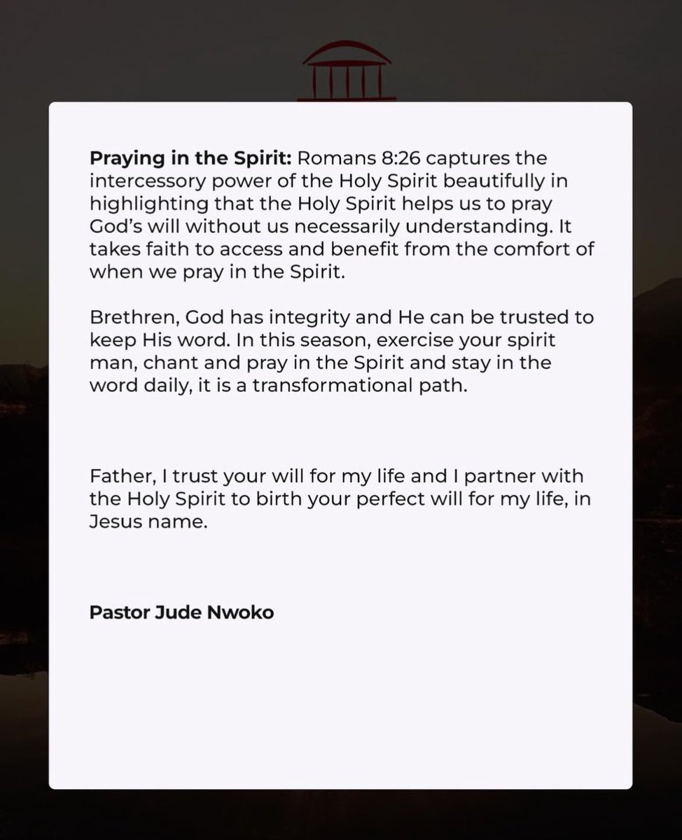 #ANewDawn devotional [23-Apr-24]

Remember, God is willing and able to keep His word to you, for the season. 
Your role, is to stay faithful, be alert and remain steadfast in prayer - in your understanding and in the Spirit.

#myTPH
#dailydevotional