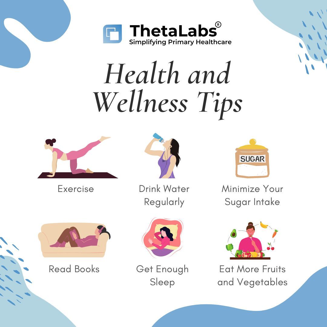 Ready to take charge of your health and wellness? Here are some simple tips to help you feel your best every day. Follow the tips shared below and see the improvement by yourself

#thetalabs #primaryhealthcare #wellnesstips #healthtips