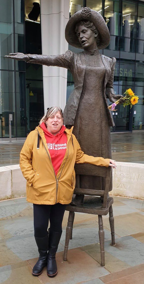 Labour candidate @Michele4PandC is a fighter for women’s rights. “Women of the past fought hard and died to get the vote, through the Suffragette Movement. I would urge the women to get out and vote on Thurs. 2nd May. Don’t lose your vote” said Michele. #3Votes4Labour