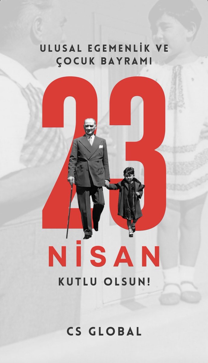 csglobal_1's tweet photo. 23 Nisan Ulusal Egemenlik ve Çocuk Bayramı 🇹🇷

#CSGlobal #23Nisan #keşfetedüş #keşfet #keşfetbeniöneçıkar https://t.co/1F1N04npw2
