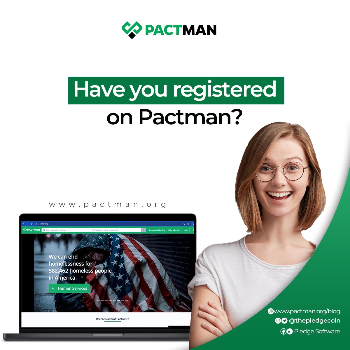 thepledgecoin's tweet photo. Have you registered on Pactman yet? It's the ultimate platform for connecting passionate donors with impactful nonprofit organizations. Whether you're looking to make a difference or seeking support for your cause, Pactman is the place to be! Register now .
#Pactman https://t.co/vuDPDlcZqL