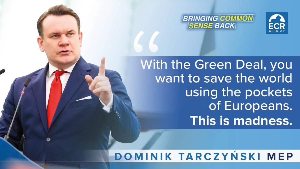 #EUCO – @D_Tarczynski MEP highlights growing problems in Europe across... 📈 Youth unemployment 🛑 Excessive #GreenDeal policies ⚠️ Unsafe streets due to illegal migration #EPlenary