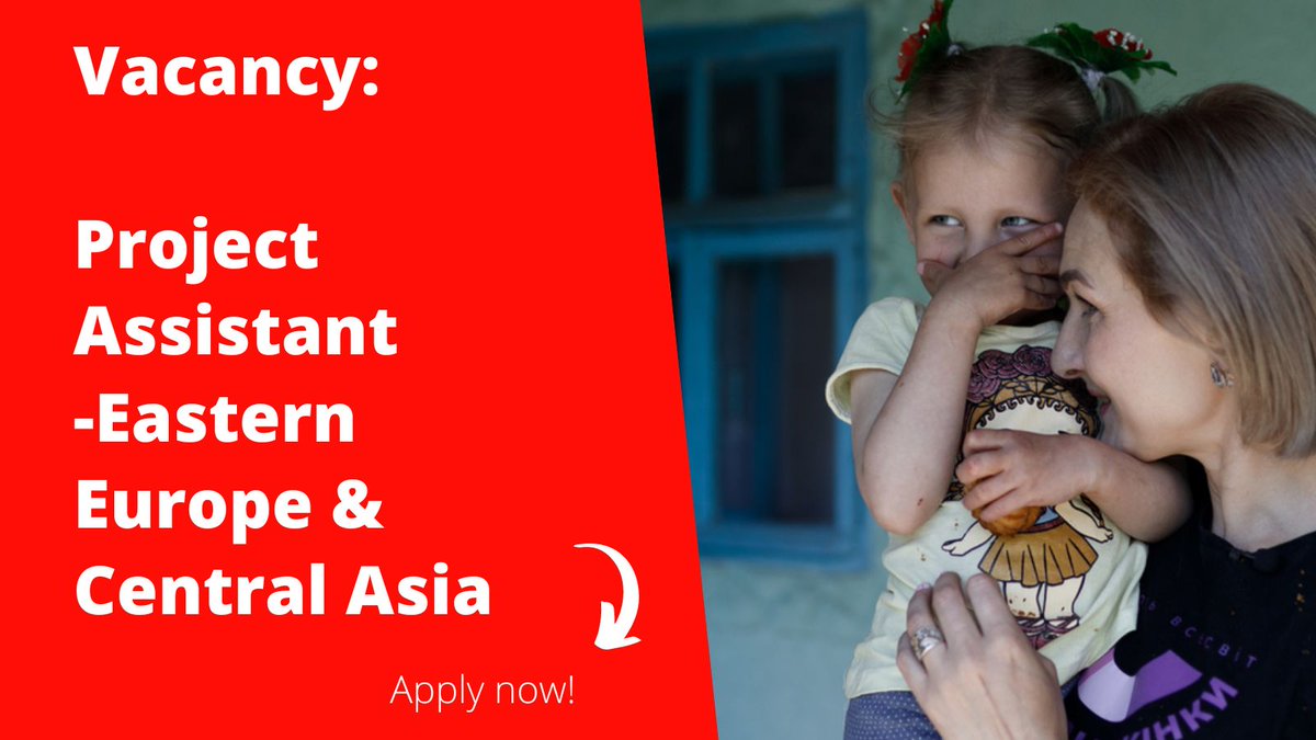 #Vacancy alert! 📢 We are looking for a project assistant who is fluent in English and Russian, to administer our Eastern Europe and Central Asia grant management and to support the project team. Interested? Read more👉 bit.ly/3JtMzon