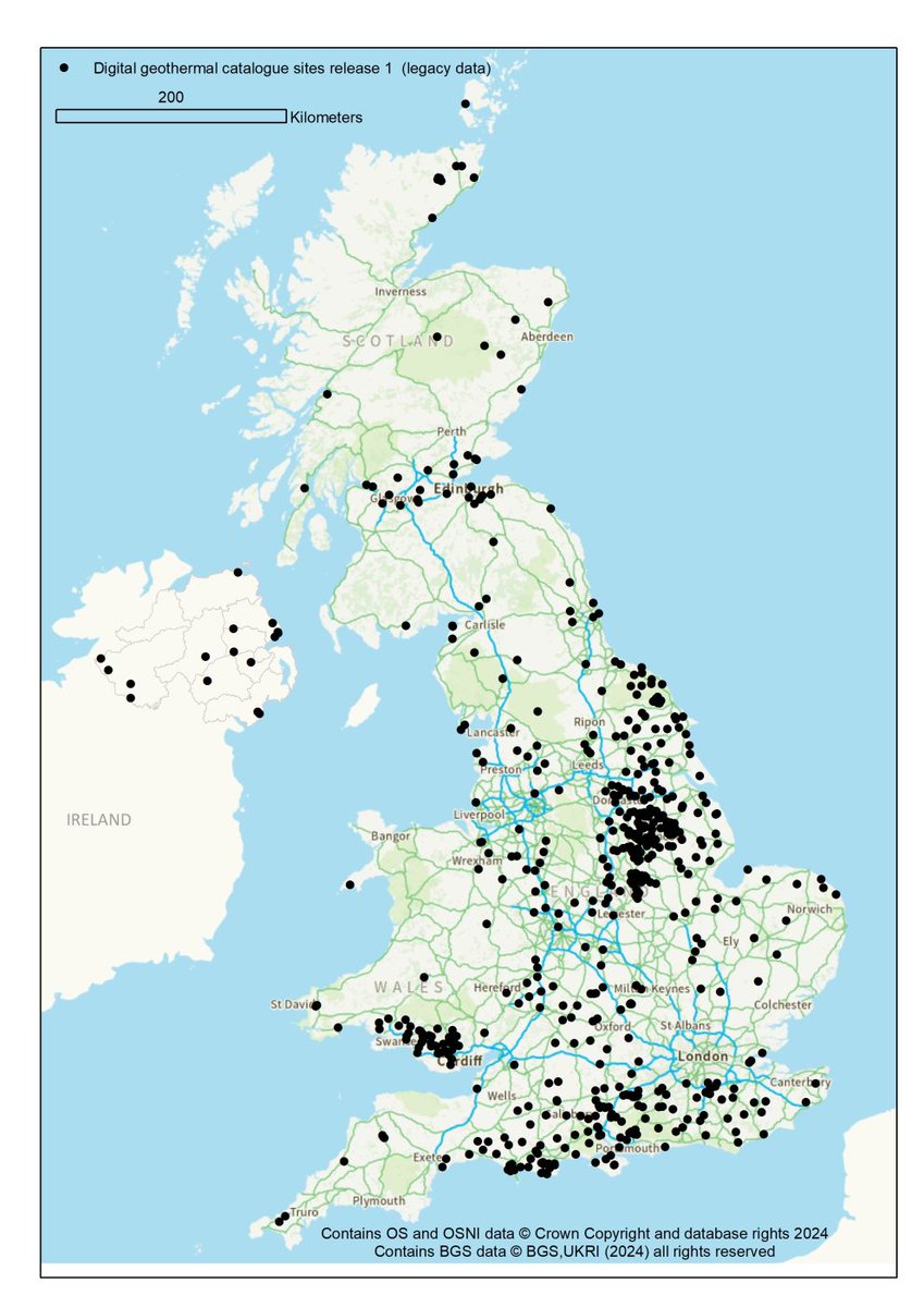 BGS has released the first digital version of the UK legacy #geothermal catalogue of subsurface temperature measurements, rock thermal conductivity measurements and heat flow calculations. For more information please visit: bgs.ac.uk/news/uk-legacy…