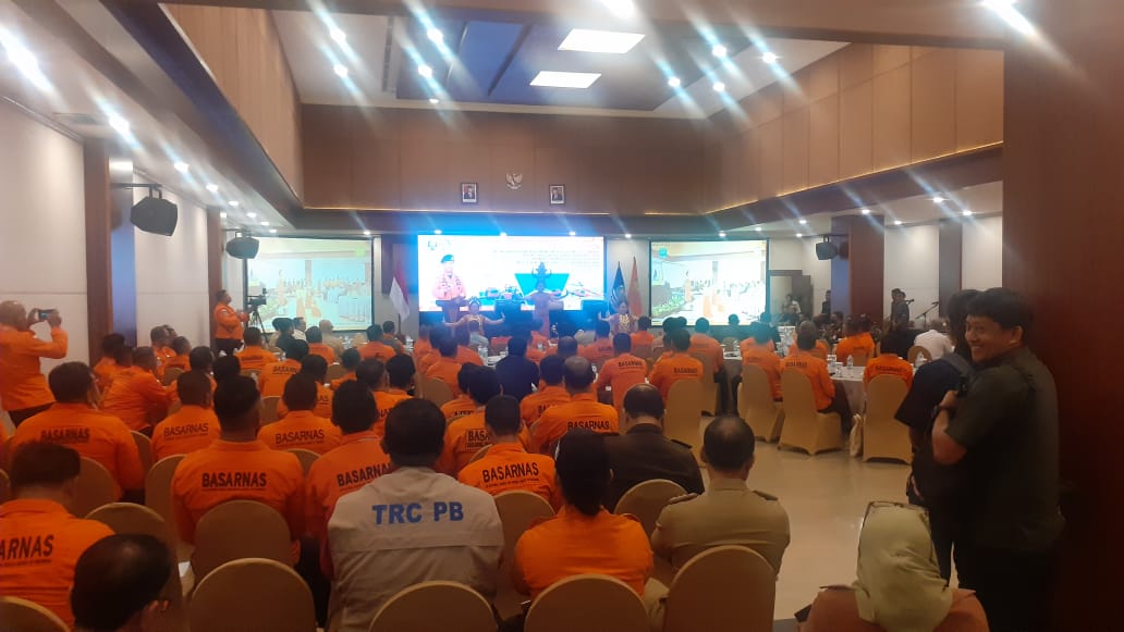 Giat Sesi Pembelajaran Pelaksanaan Operasi Pencarian dan Pertolongan Pada Tanggap Darurat Bencana dan Kondisi Membahayakan Manusia di Tingkat Nasional dan Internasional, 23 - 25 April 2024 di Hotel Claro
