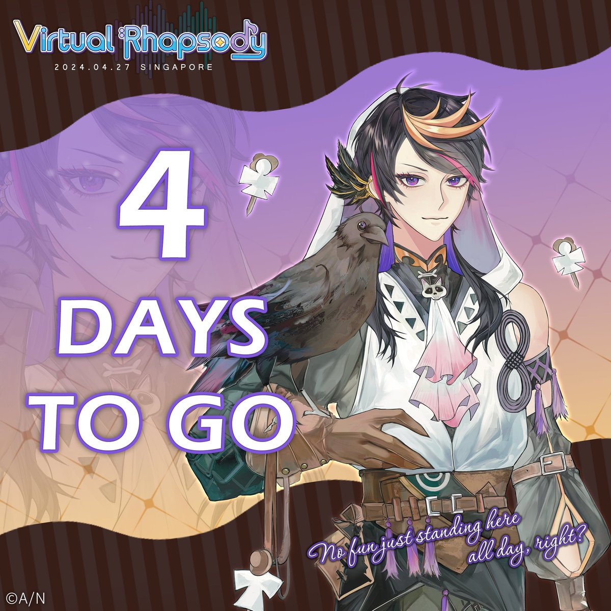 V_Rhap's tweet photo. It's turn for the boys! @shu_yamino will lead the way for our count down! 🌟4 Days left!🌟

Don’t let this opportunity slip away, secure your tickets and exclusive merchandise today! 
🛒https://t.co/NbjlREXzwj 

#VRhapSG  #VirtualRhapsody #NIJISANJI_EN https://t.co/fujcT6oqPJ