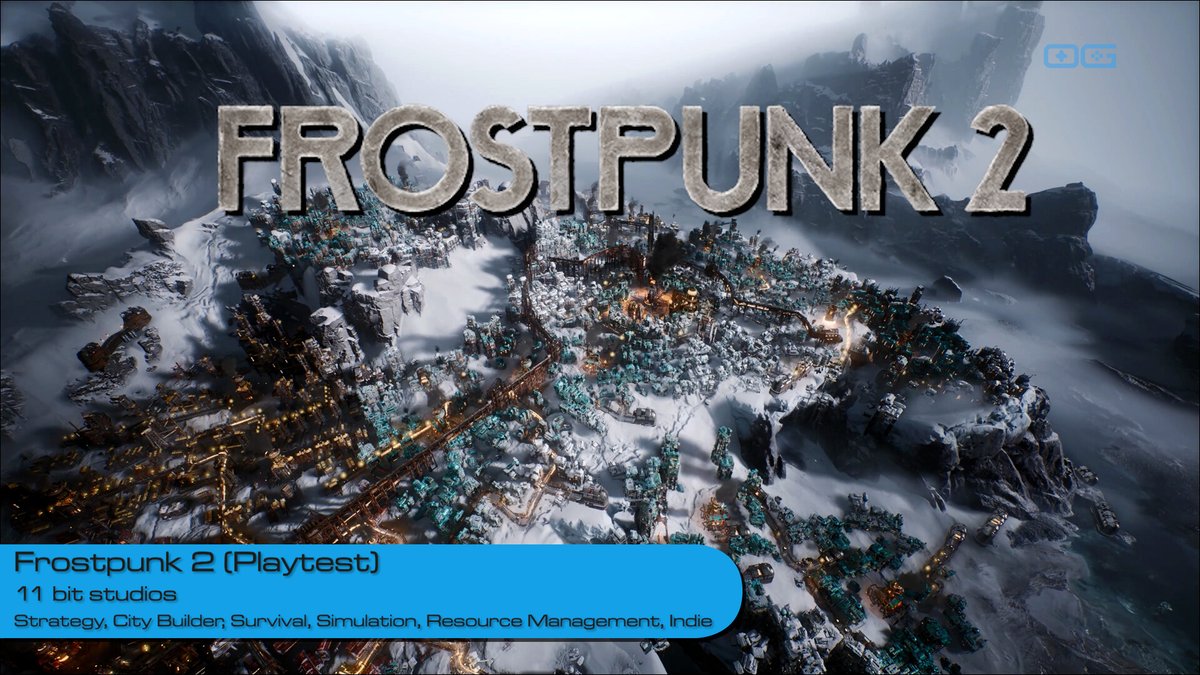 OG plays Frostpunk 2 (Playtest)!
youtube.com/watch?v=udAOt6…

Like & Sub!

@frostpunkgame
@11bitstudios

#Frostpunk #strategy #citybuilder #survival #resourcemanagement #IndieGameTrends #IndieWatch #IndieDev #GameDev #IndieGameDev #IndieGame #IndieGames #Gameplay #letsplay #gaming