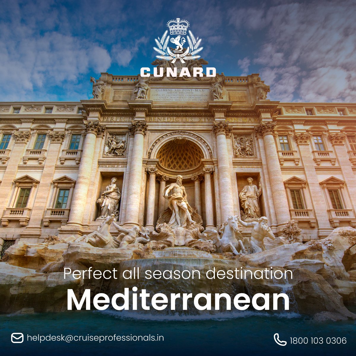 Discover an extraordinary way to see the world with Cunard. Discover the Mediterranean - an all-season perfect destination. 🙏

#cunard #cruiseprofessionals #queenvictoria #cruising #luxury #icon #cruisevacation #luxurytravels #cruiseship