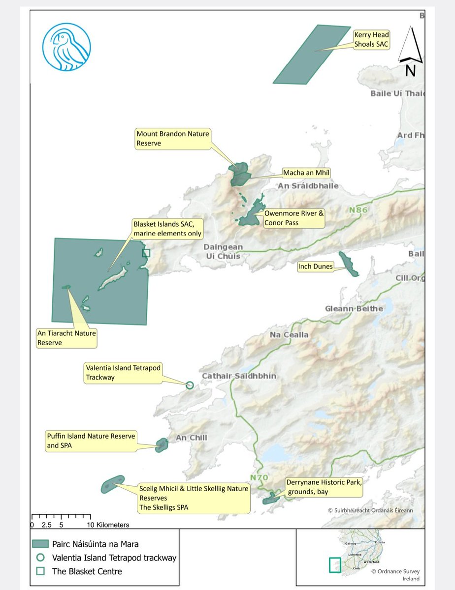 The Kerry National Marine Park is an unusual composition - map here shows its various components m.independent.ie/irish-news/isl…