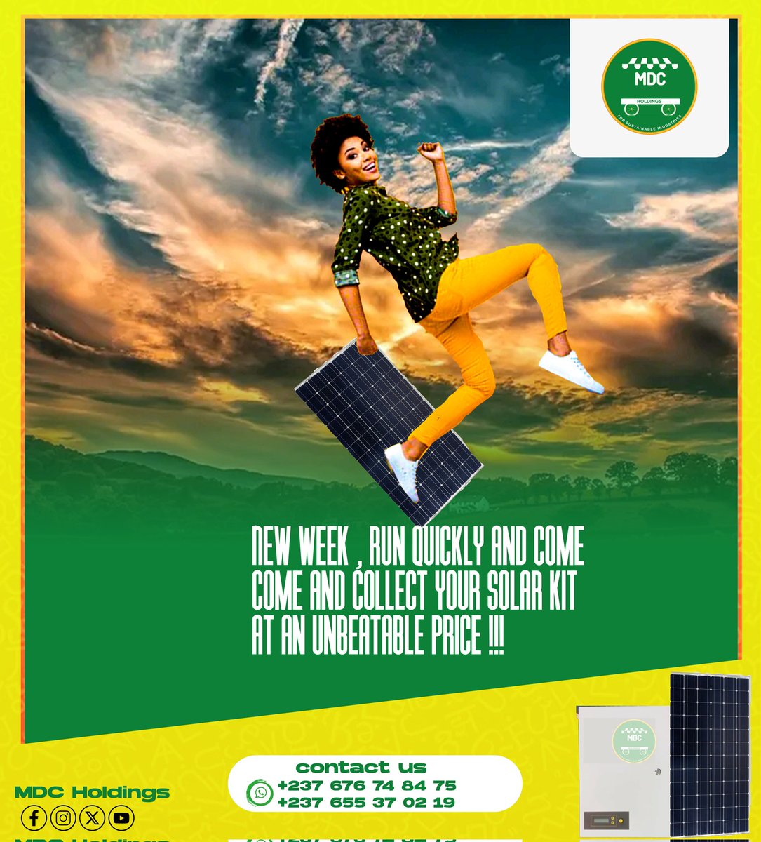 Come and collect your solar kit at an unbeatable prices.
#DeadpoolAndWolverine 
#SolarEnergy 
#Solarenergyafrica