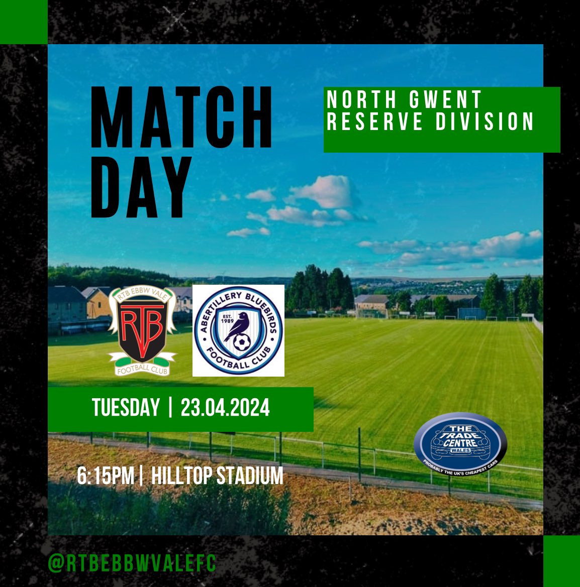 The reserve team are at home in the league today as we face @AberBluebirdsFC a poor result on the weekend so we will be looking to bounce back from that All support would be much appreciated👏🏼 ⏰ - 6:15PM KO 🏟️ - Hilltop Stadium NP23 6NE 🍔🥤 - Available for sale #Tss