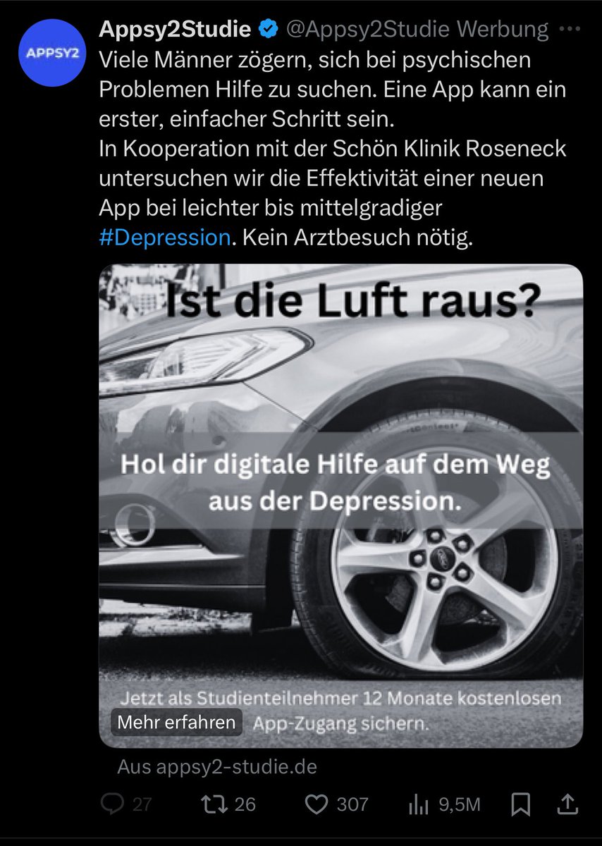 TLUHH's tweet image. #Autoidioten - jetzt hat mir X Werbung doch glatt ein Lächeln ins Gesicht gezaubert! Und was macht die Luft bei euch so? 
#ProTipp:  #FahrradAlltag macht auch euch glücklich. Beugt Krankheiten vor. Millionenfach bewiesen. Kein Werkstattbesuch nötig. 🥰