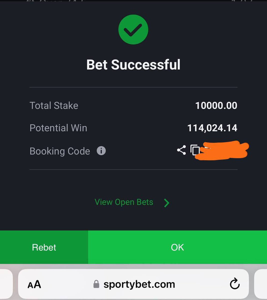 Let's restart out 10 odds rollover here. This time I will make sure we reach 10m 🔥 Join here to be a part of it👇 t.me/+vF_qXDYJvn44Y… t.me/+vF_qXDYJvn44Y… I will delete link soon and Don't ask me for the link otherwise I will block you.