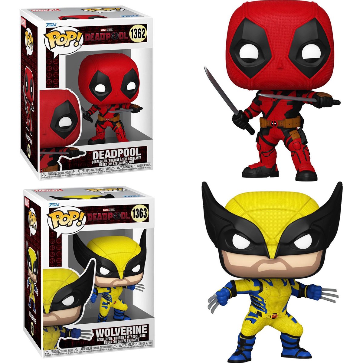 WolverSteve's tweet photo. Feeling funky anyone?
New #DEADPOOL & #WOLVERINE Funko Pop!ʼs will be released on June 17
Look at those gorgeous colours! @funko @deadpoolmovie https://t.co/UANcd7A2Hy