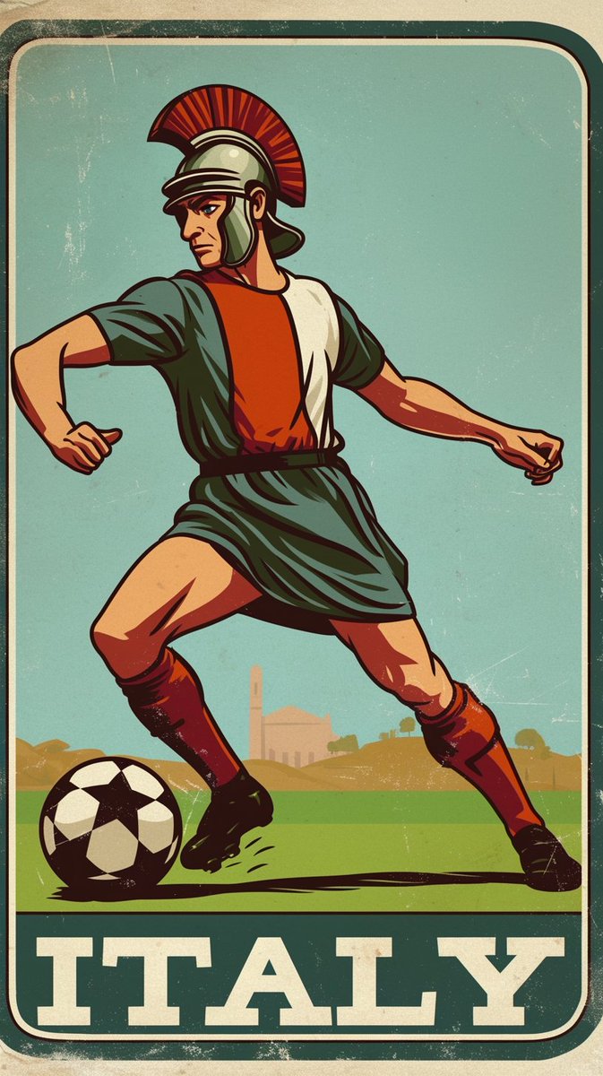 A few days ago, when I posted my image of Naranjito, the mascot of the 1982 World Cup in Spain, <a href="/siggim/"></a> suggested me to replicate the style of some vintage cards with some stereotypes of each country, something that would be frowned upon nowadays, but which is as naïve as it is