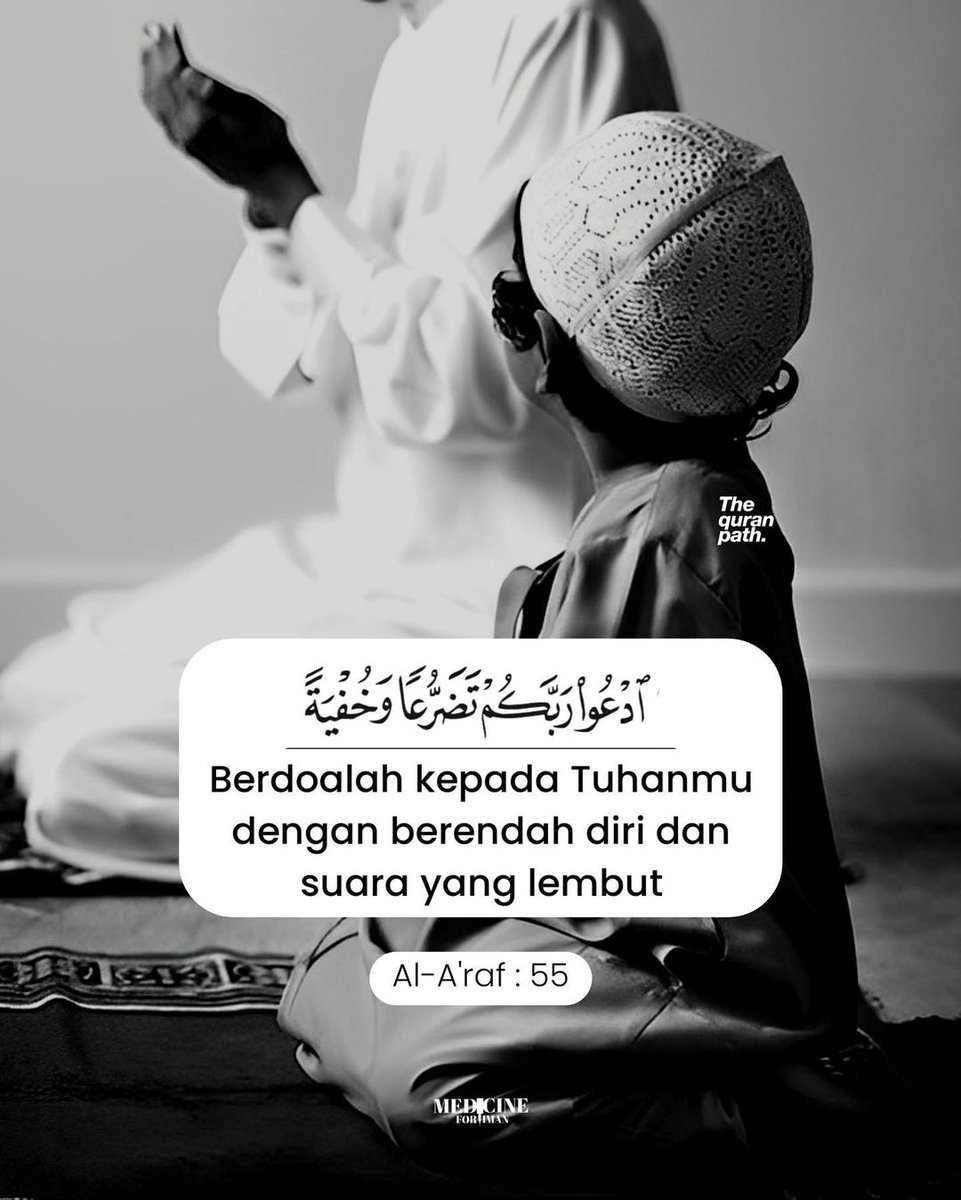 Berdoalah dengan...

cr pic: medicine_for_iman