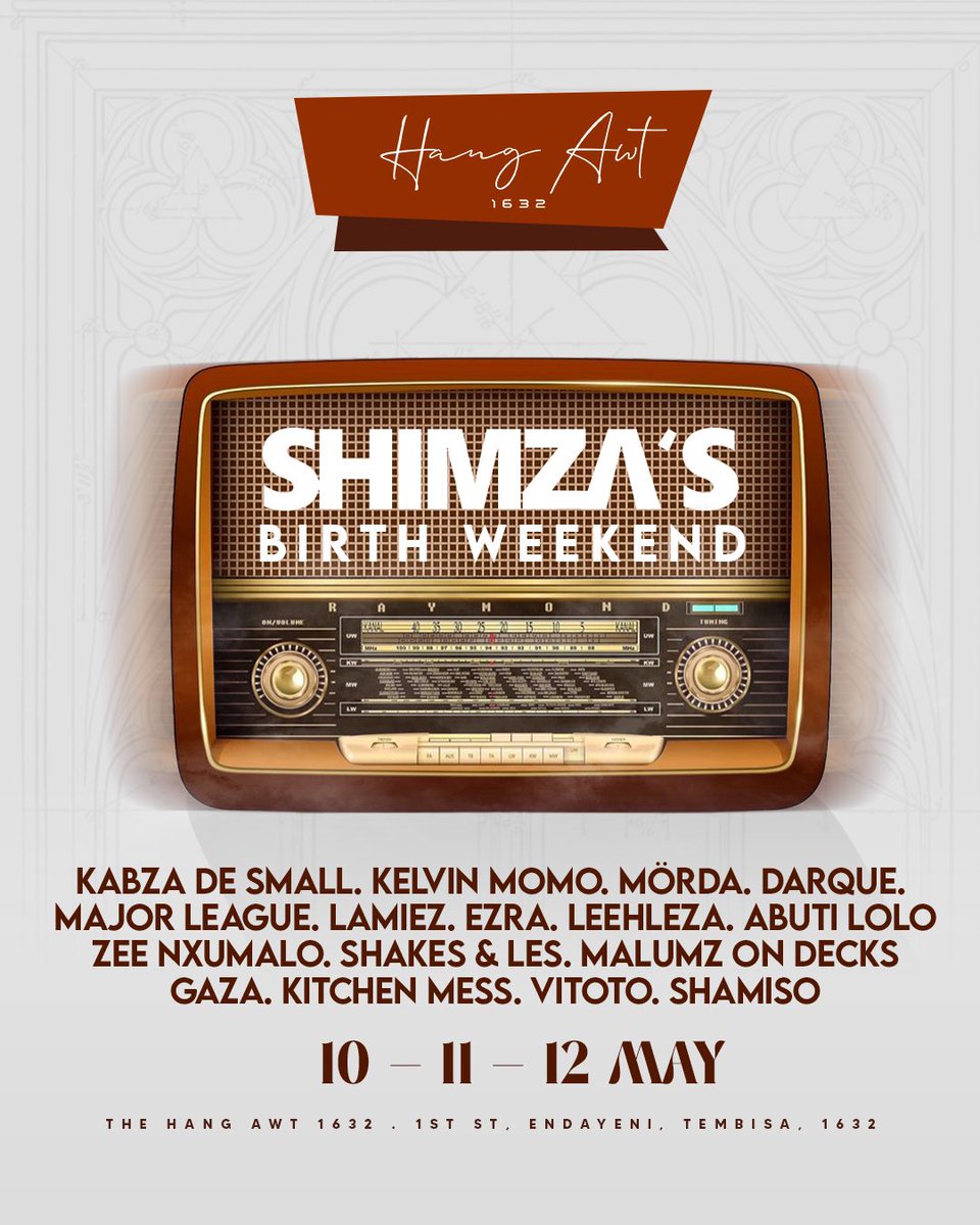 The Hang Awt 1632 presents Shimza’s Birthday Weekend , Daytime Chilling on 💯. An absolute Mazza, Huge. #Food #DaytimeChilling #Drinks #People #BirthdayWeekend
